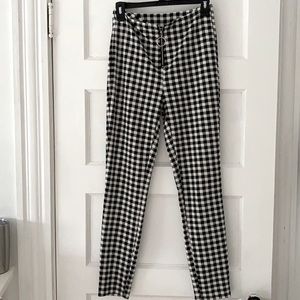 Checkered leggings size S